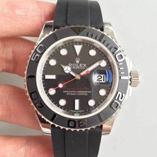 Rolex 116655 Black Oysterflex Rubber Strap | UK Replica - 1:1 best edition replica watches store,high quality fake watches