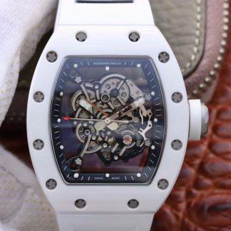 Richard Mille RM055 White Strap | UK Replica - 1:1 best edition replica watches store,high quality fake watches