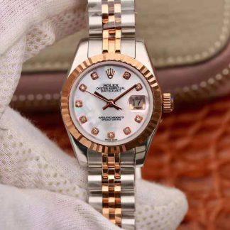 Rolex Lady Datejust Rose Gold Plated | UK Replica - 1:1 best edition replica watches store,high quality fake watches