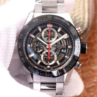 TAG Heuer CAR2A1W.BA0703 Black Dial | UK Replica - 1:1 best edition replica watches store, high quality fake watches