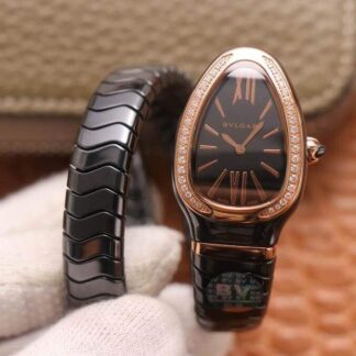 Bvlgari 102532 Diamond Black Dial | UK Replica - 1:1 best edition replica watches store, high quality fake watches