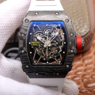 Richard Mille RM35-02 ZF Factory White Rubber Strap | UK Replica - 1:1 best edition replica watches store, high quality fake watches