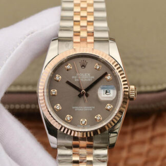 Rolex 116231 Diamond-set Dial GM Factory | UK Replica - 1:1 best edition replica watches store, high quality fake watches