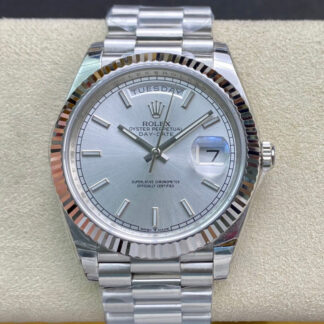 Rolex Day Date Silver Dial | UK Replica - 1:1 best edition replica watches store, high quality fake watches