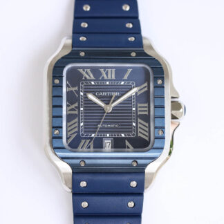 Cartier Santos Blue Dial GF Factory | UK Replica - 1:1 best edition replica watches store, high quality fake watches