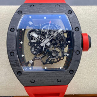 Richard Mille RM-055 Red Strap BBR Factory | UK Replica - 1:1 best edition replica watches store, high quality fake watches