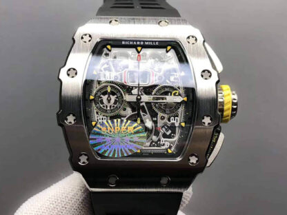 Richard Mille RM11-03 Titanium Case Rubber Strap | UK Replica - 1:1 best edition replica watches store, high quality fake watches