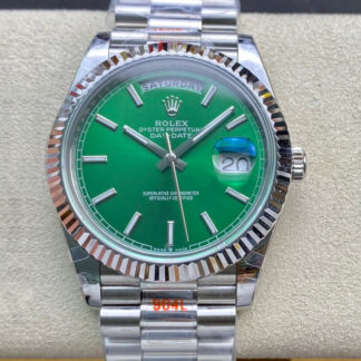 Rolex Day Date Green Dial GM Factory | UK Replica - 1:1 best edition replica watches store, high quality fake watches