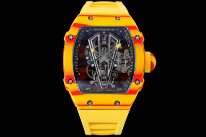 Richard Mille RM27-03 Yellow Rubber Strap RM Factory | UK Replica - 1:1 best edition replica watches store, high quality fake watches