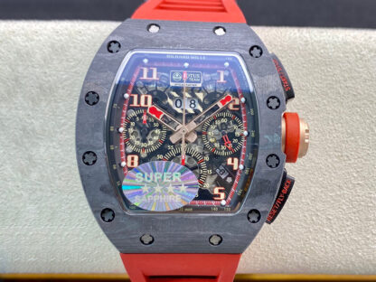 Richard Mille RM011 V3 Rubber Strap | UK Replica - 1:1 best edition replica watches store, high quality fake watches